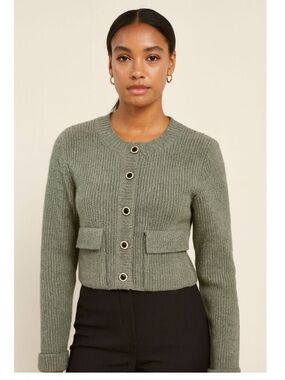 NWT CHRISTIAN LACROIX Wool Blend Cardigan
